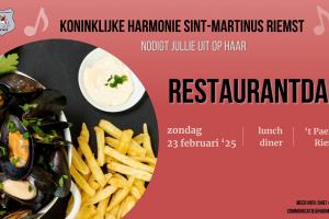 flyer restaurantdag © freepik / harmonieriemst